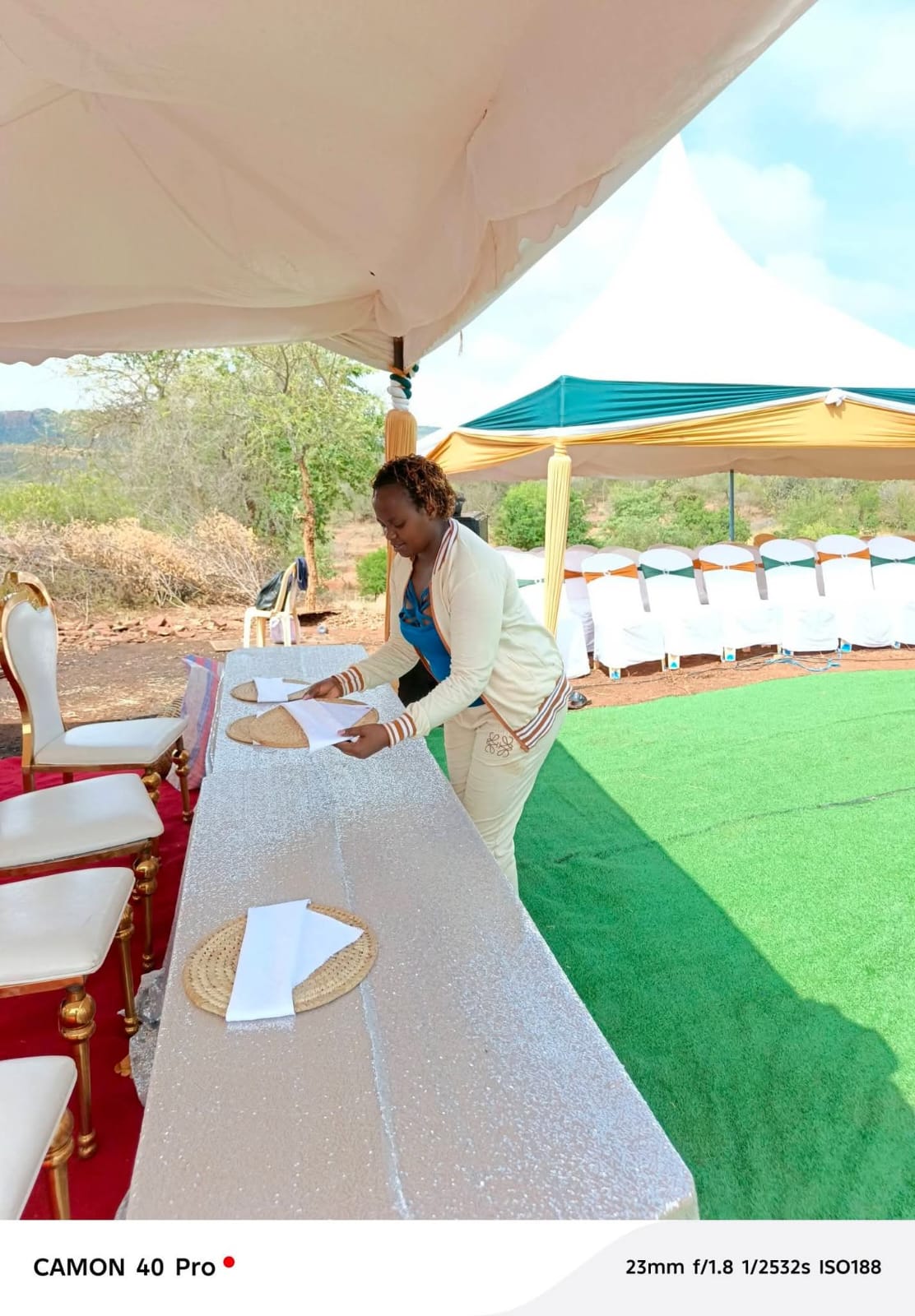 Outdoor Tent Ceremony