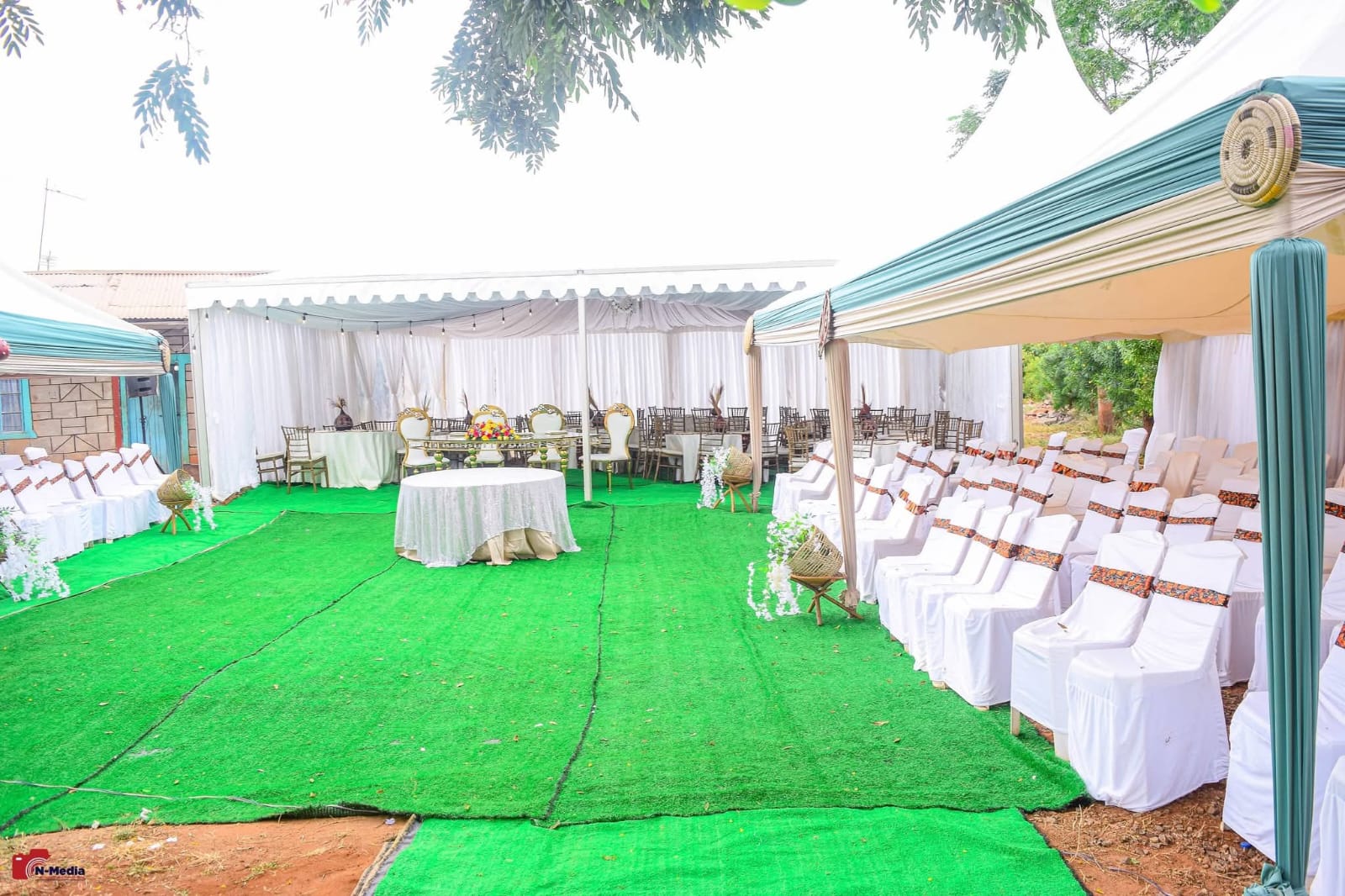 EJD Events and Decor - Large Tent Setup