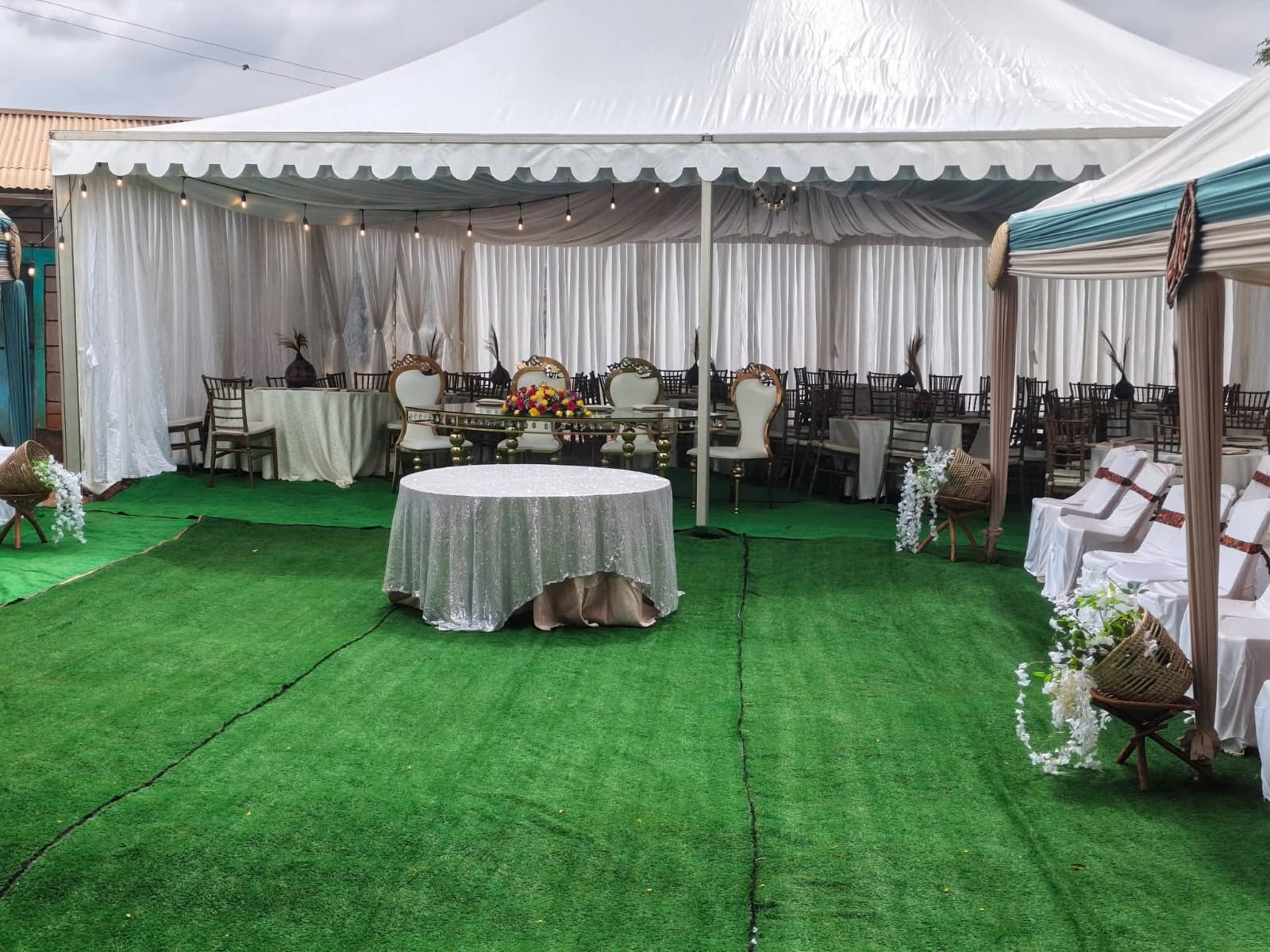 Green Carpet Ceremony Setup